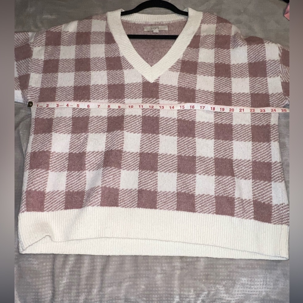 Ann Taylor Loft V-neck Sweater Xlarge - Picture 6 of 7